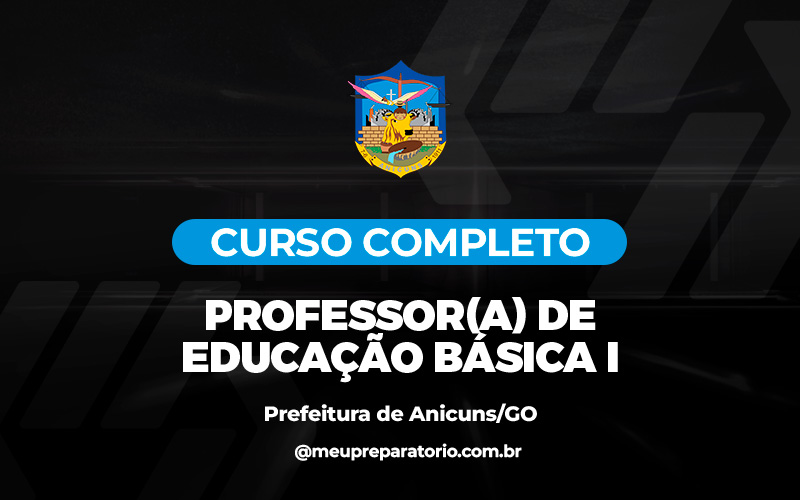 Professor(a) de Educação Básica I - Anicuns (GO)