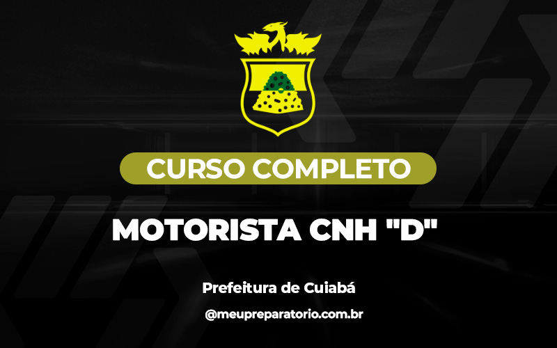 Motorista CHN D -- Cuiabá MT