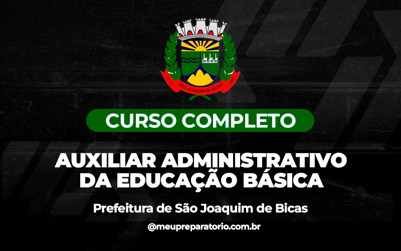 Auxiliar Administrativo da Educação Básica  - São Joaquim de Bicas (MG)