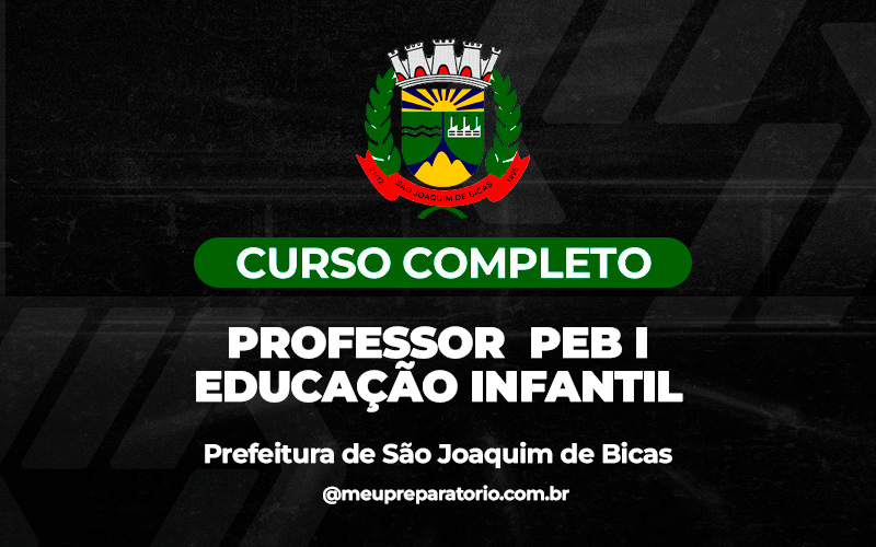 Professor da Educação Básica PEB I - Educação Infantil  - São Joaquim de Bicas (MG)