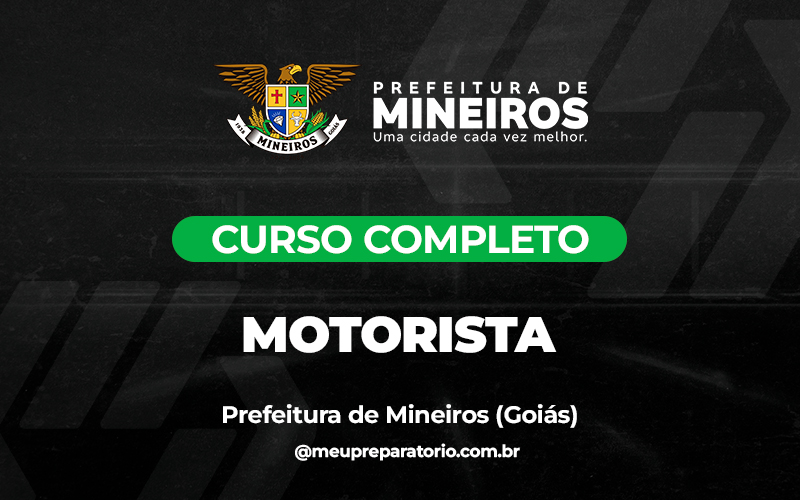 Motorista - Mineiros (GO)