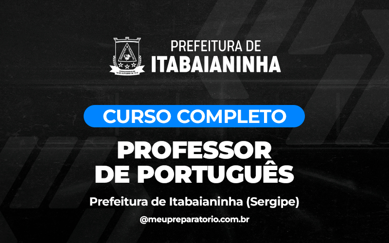 Professor de Português -  Itabaianinha (SE)