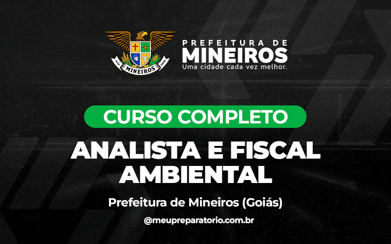 Analista e Fiscal Ambiental - Mineiros (GO)