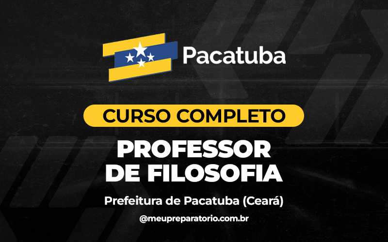 Professor de Filosofia - Pacatuba (CE)
