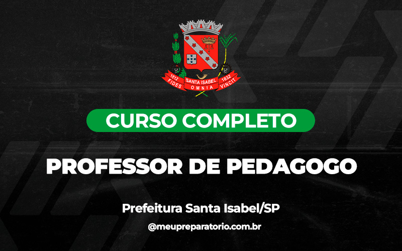 Professor Pedagogo - Santa Isabel (SP)