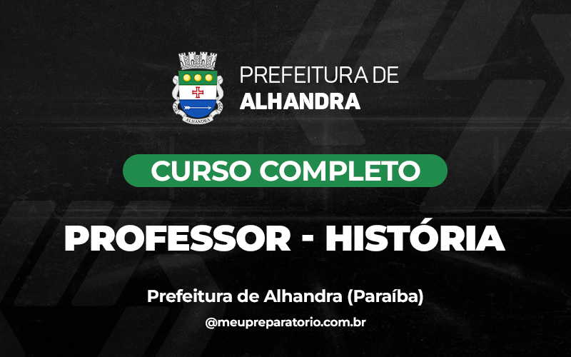 Professor - História - Alhandra (PB)