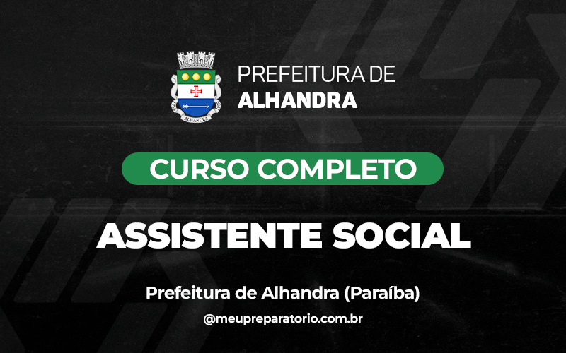 Assistente Social - Alhandra (PB)