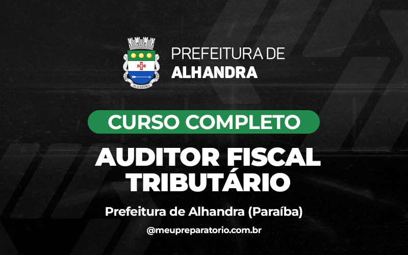 Auditor Fiscal Tributário - Alhandra (PB)