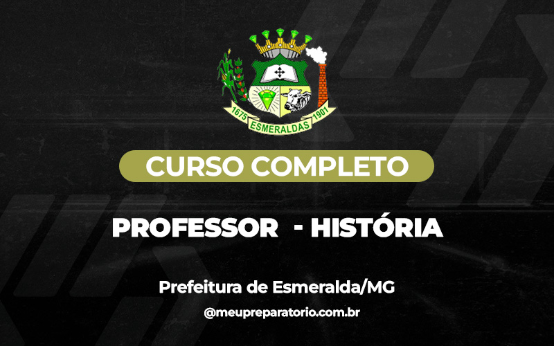 Professor - História - Esmeraldas (MG)